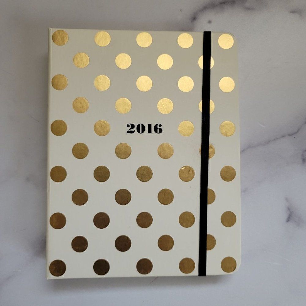 Kate Spade planner polka dot schedule organizer of